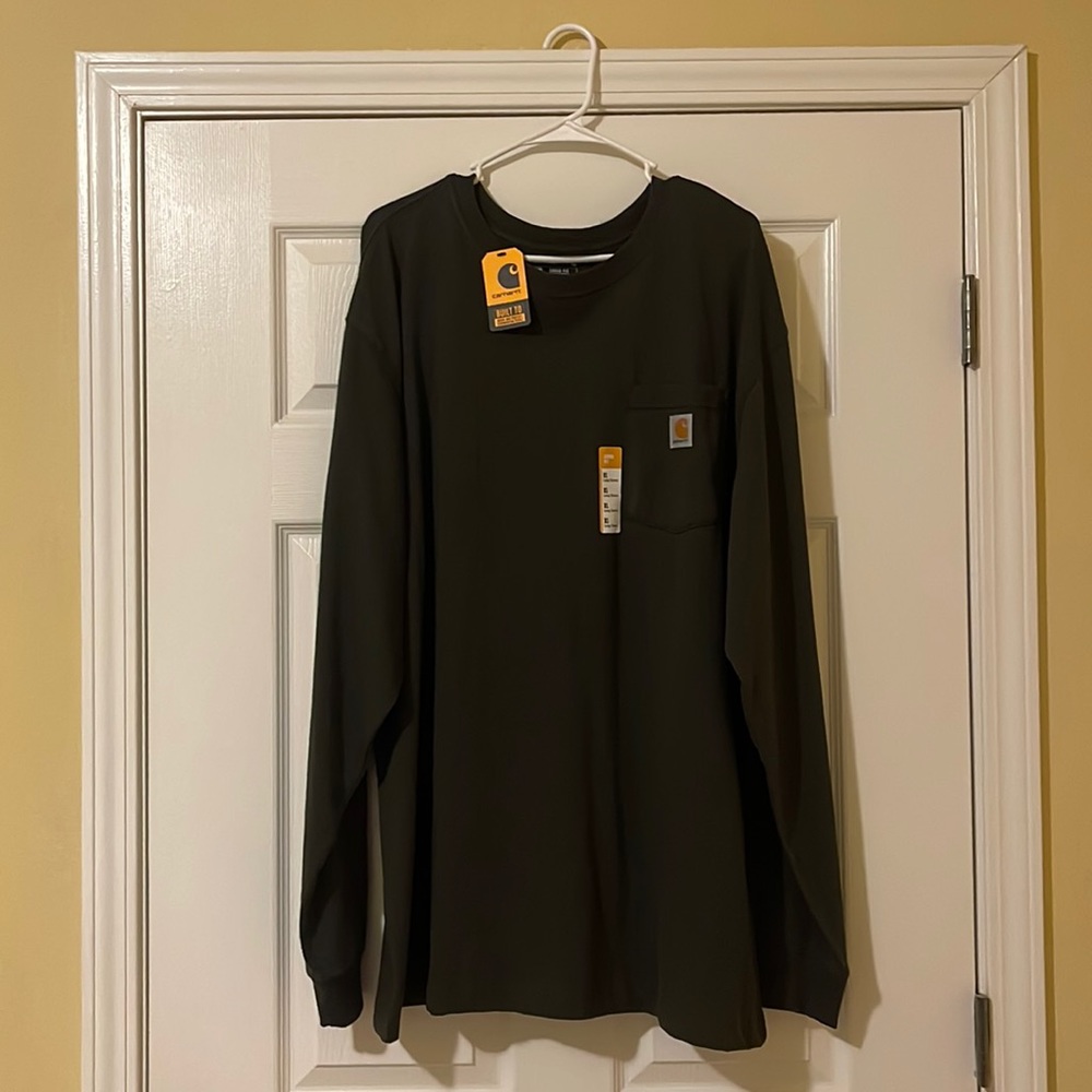 Carhartt Loose Fit Heavyweight Long Sleeve Pocket T Shirt